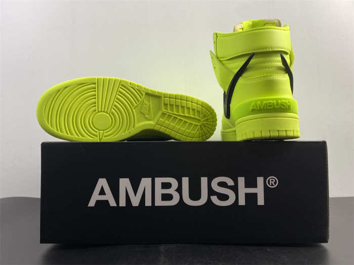 TB Nike Dunk High AMBUSH Flash Lime CU7544-300