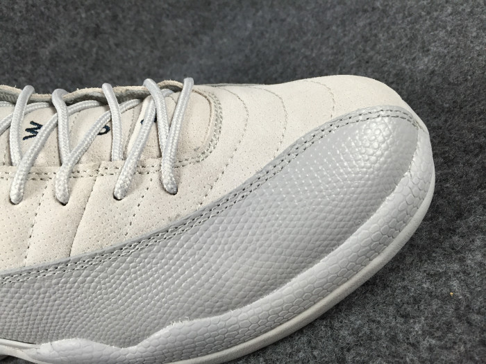 TB Air Jordan 12 Low Grey Suede 308317-002