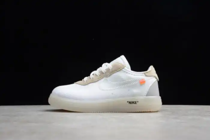 NIKE AIR FORCE 1 LOW OFF-WHITE WHITE(TD) BV0853-100