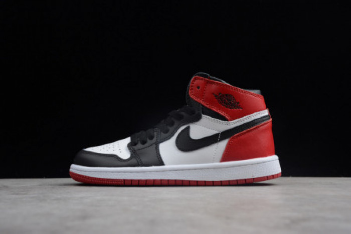 TB KIDS AIR JORDAN 1 RETRO BLACK TOE (2016) 555088-125