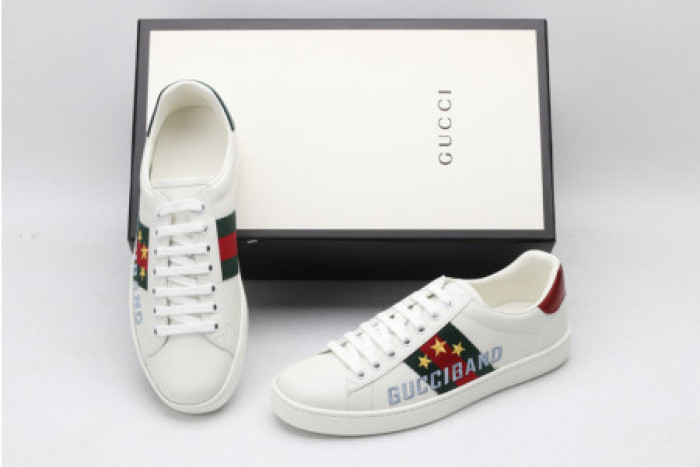 TB GUCC ACE EMBROIDERED LOW-TOP SNEAKER 603693 0FI10 9069