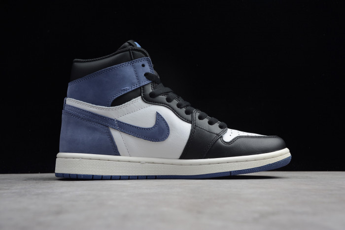 TB Air Jordan 1 Retro High OG Blue Moon 555088-115