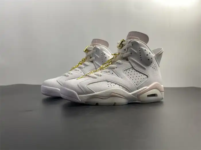 Affordable Air Jordan 6 Retro Gold Hoops (W) DH9696-100