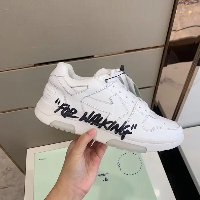 Reps LY OFF WHITETM C O VIRGIL ABLOH OUT OF OFFICE LOW-TOP LEATHER SNEAKERS 