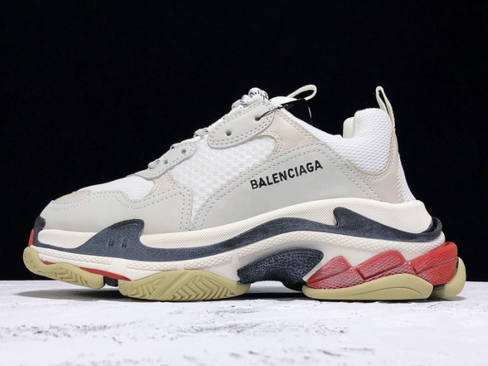 TB BLCG Triple S White Black Red 533882 W09E1 9000