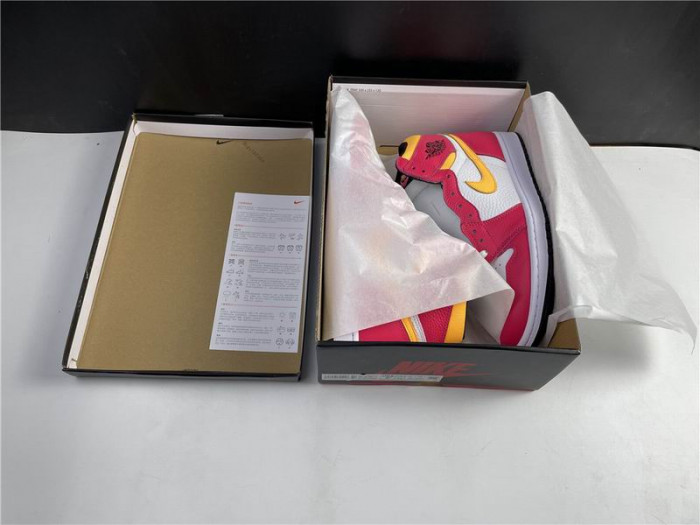 TB Air Jordan 1 High OGLight Fusion Red 555088-603