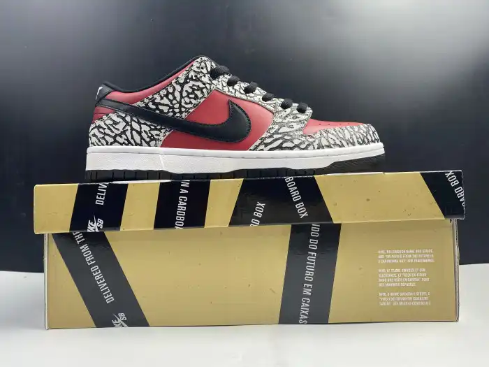 Rep LY Nike Dunk SB Low Red Cement (2012) 313170-600