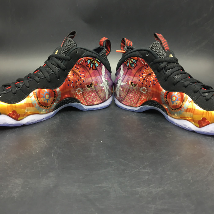 KICKWHO NIKE AIR FOAMPOSITE ONE LNY QS "LUNAR NEW YEAR 2018" AO7541-006