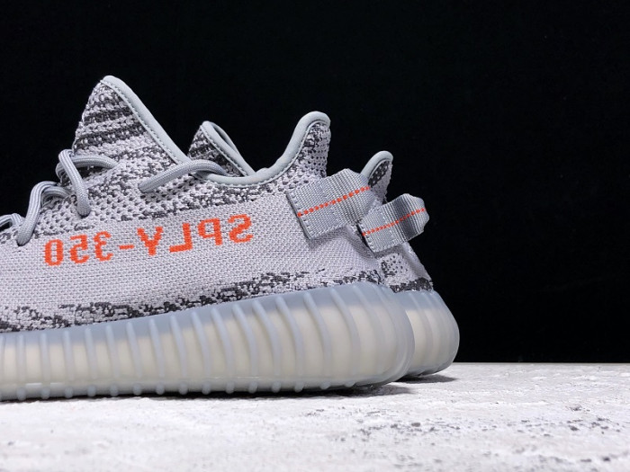 TB Adidas Yeezy Boost 350 V2 Beluga 2.0 Grey Bold Orange AH2203