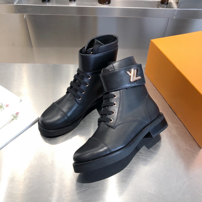 TB LOUS VUITON WONDERLAND FLAT RANGER BOOTS