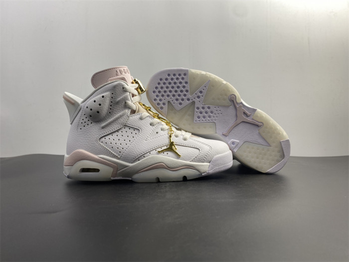 TB Air Jordan 6 Retro Gold Hoops (W) DH9696-100