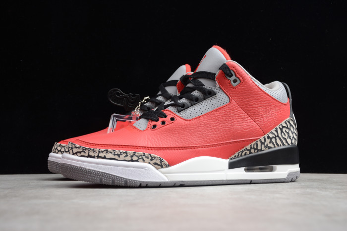 KICKWHO Air Jordan 3 Red Cement CK5692-600