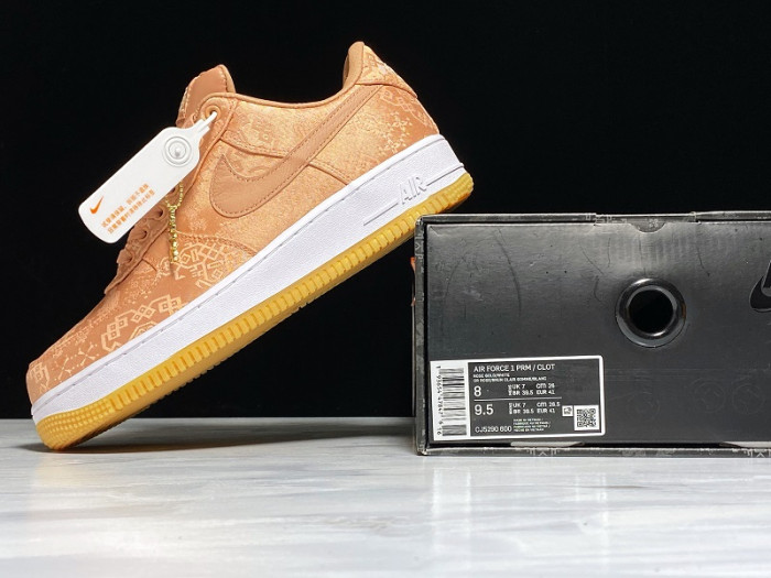 TB Nike Air Force 1 Low Clot Rose Gold Silk CJ5290-600