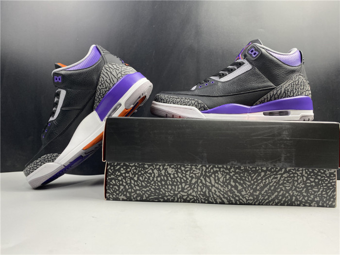 TB Air Jordan 3 Retro Black Court Purple CT8532 050