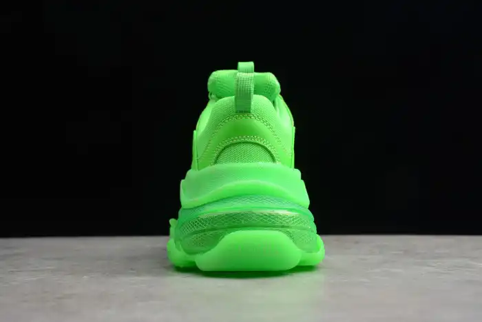 Cheap LY BLCG Triple S Neon Green Clear Sole 544351 W09OL 3801