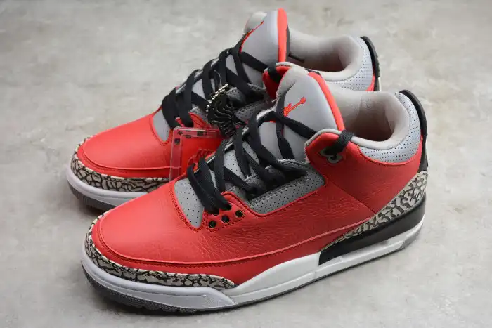 Bmlin Shoes Air Jordan 3 Red Cement CK5692-600