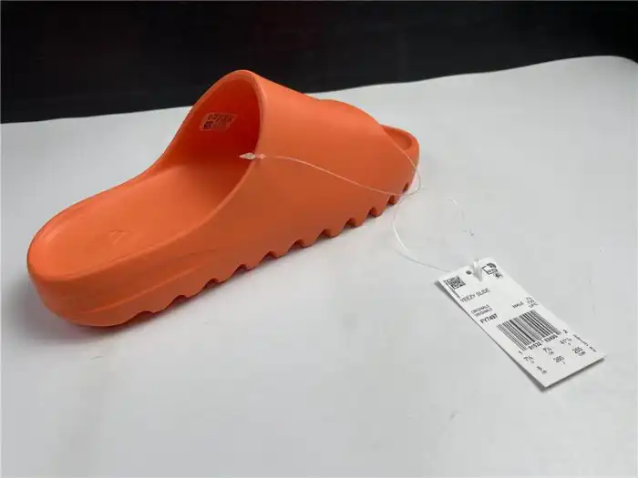 1st Kicks Shoes Adidas Yeezy Slide Orange FY7497