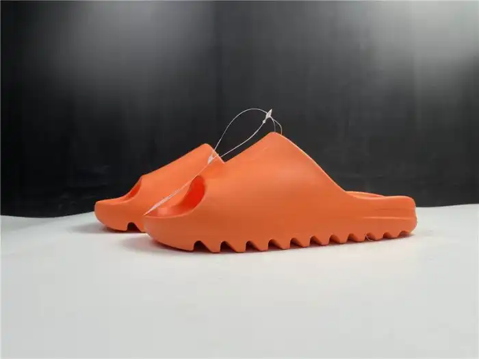 1st Kicks Shoes Adidas Yeezy Slide Orange FY7497