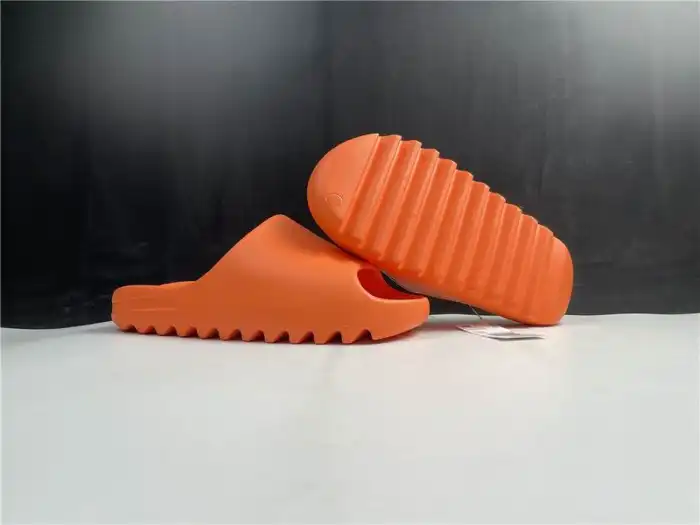 1st Kicks Shoes Adidas Yeezy Slide Orange FY7497