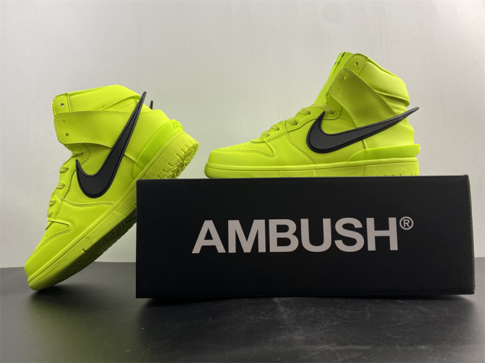 TB Nike Dunk High AMBUSH Flash Lime CU7544-300