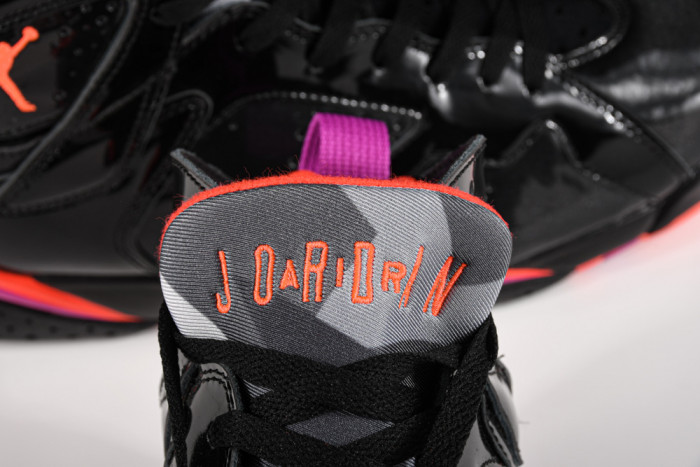 TB Air Jordan 7 Retro Black Patent 313358-006