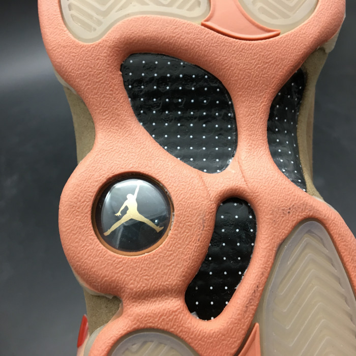 TB CLOT x Air Jordan 13 Low Sepia Stone Canteen-Terra Blush AT3102-200