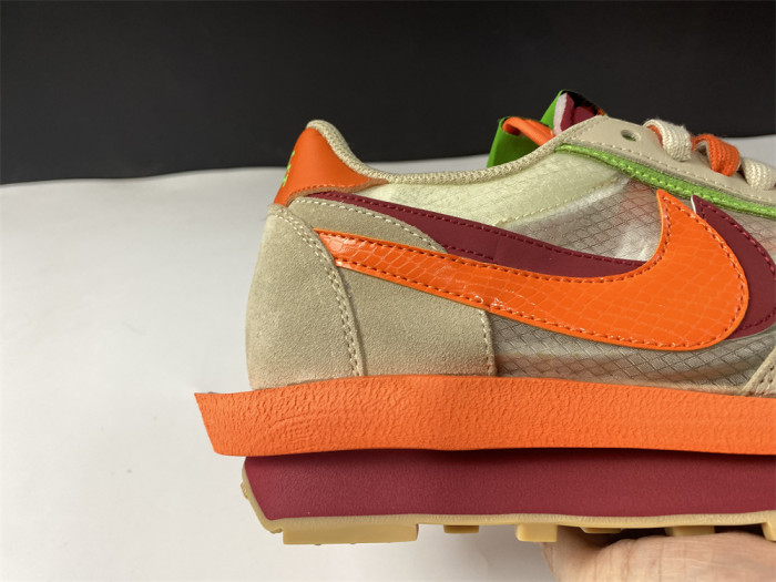 TB Nike LDWaffle CLOT sacai Net Orange Blaze DH1347-100