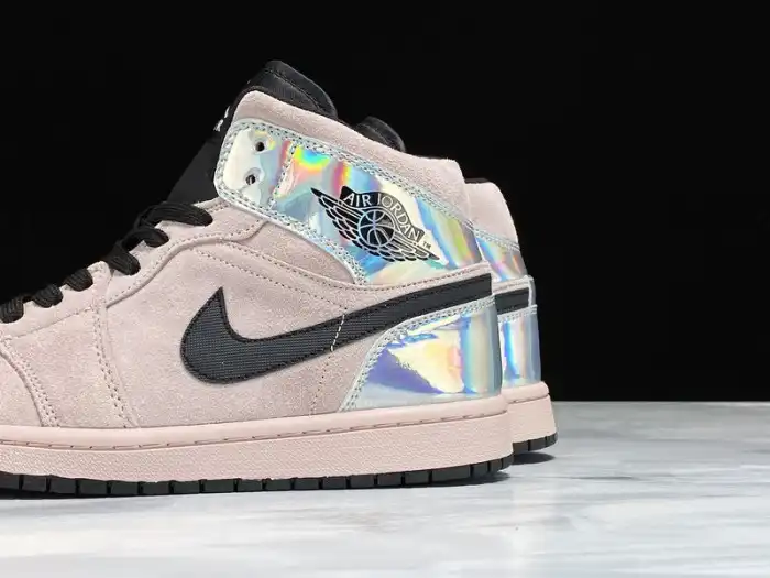 Kicked Out Shoe Store Air Jordan 1 Mid Dirty Powder Iridescent (W) BQ6472-602