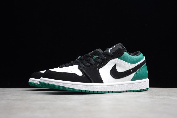 TB Air Jordan 1 Low White Black Mystic Green 553558-113