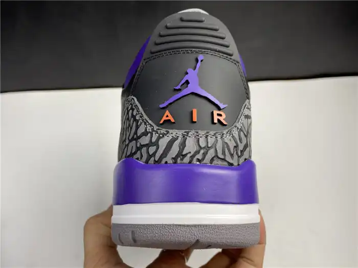 Rep TBkick Air Jordan 3 Retro Black Court Purple CT8532 050