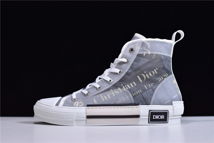 TB DR B23 Oblique High Top Sneakers