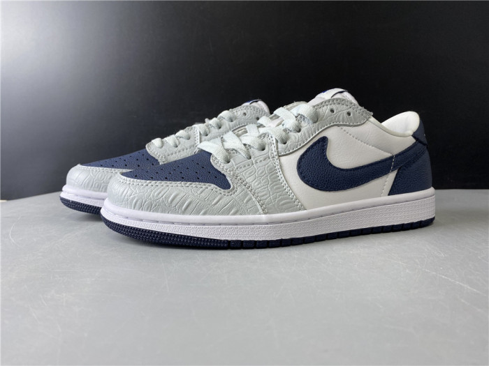 TB Air Jordan 1 Grey Navy Blue CW8576-200