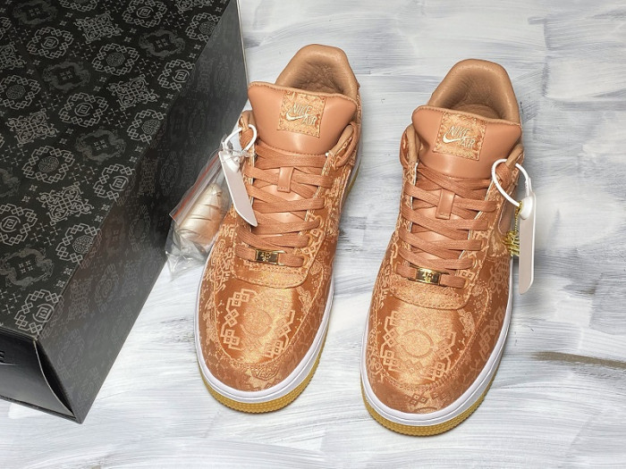 TB Nike Air Force 1 Low Clot Rose Gold Silk CJ5290-600