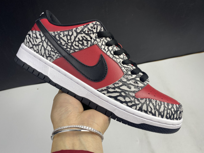 KICKWHO Nike Dunk SB Low Red Cement (2012) 313170-600