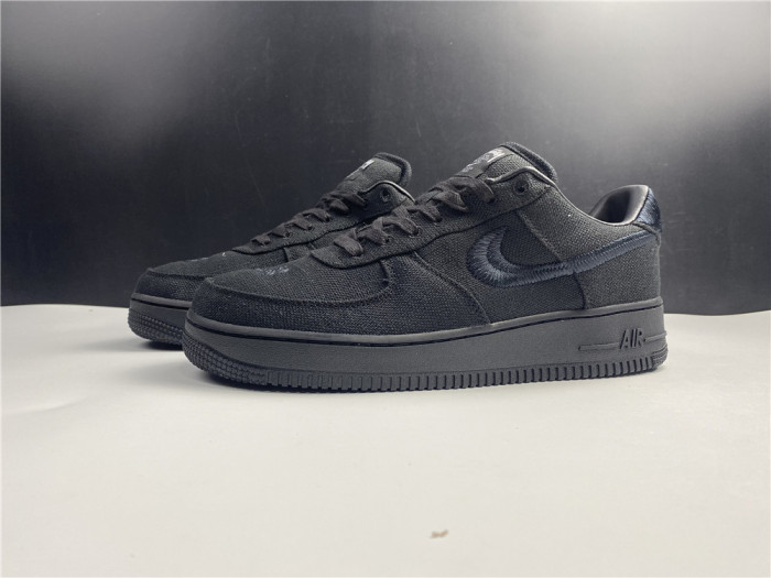 TB NIKE AIR FORCE 1 LOW STUSSY BLACK CZ9084-001