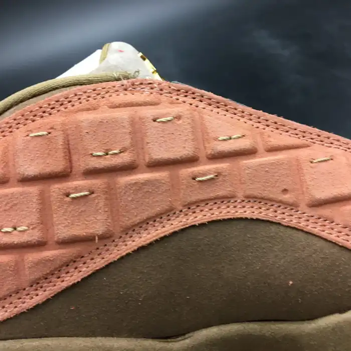 Cheap CLOT x Air Jordan 13 Low Sepia Stone Canteen-Terra Blush AT3102-200