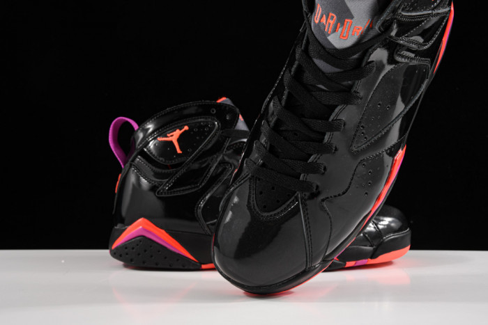 TB Air Jordan 7 Retro Black Patent 313358-006