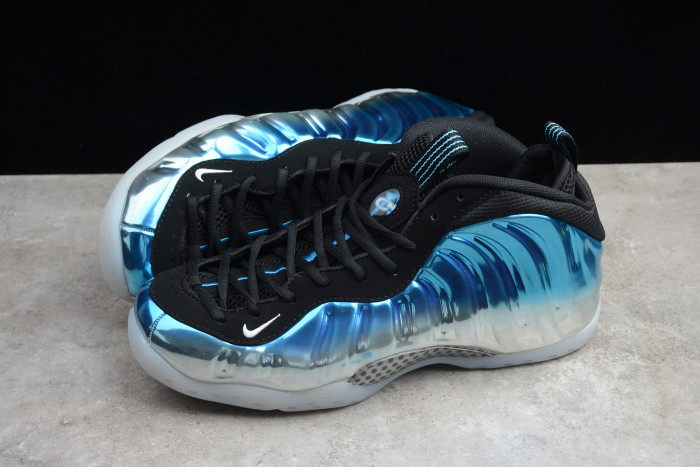 KICKWHO NIKE AIR FOAMPOSITE ONE BLUE MIRROR 575420-008