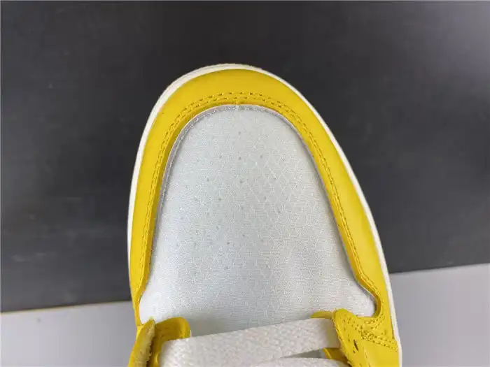 Kicked Out Shoe Store Air Jordan 1 x Off-White NRG White Dark Powder Yellow-Cone AQ0818-149