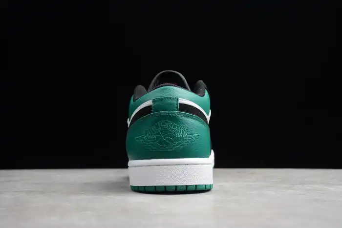 Rep Air Jordan 1 Low White Black Mystic Green 553558-113