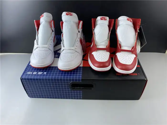 Cheap Jordan New Beginnings Pack Retro High 1 & Nike Air Ship CT6252-900