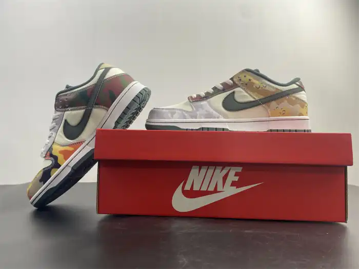 Rep LY Nike Dunk Low SE Sail Multi-Camo DH0957-100