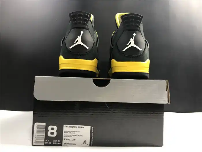 Bmlin Air Jordan 4 Retro Thunder 308497-008