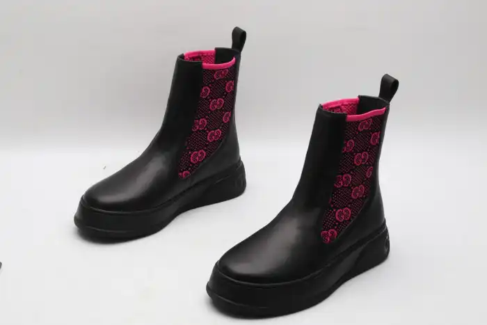 Reps LY GUCC Women's boot with GG jersey 718718 AAA8L 1066