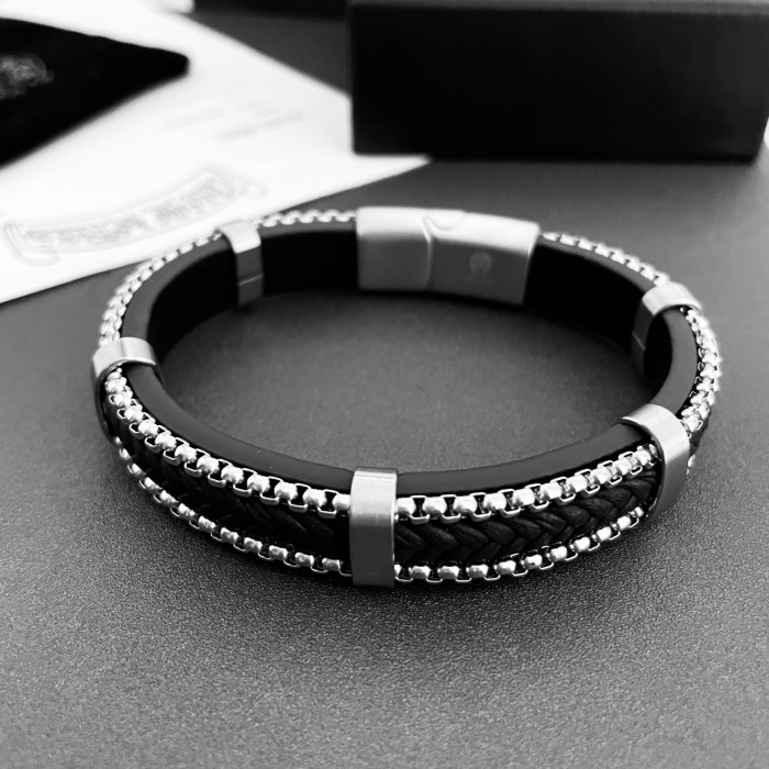 TB Chrome He@rts Bracelet