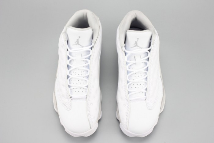 KICKWHO Air Jordan 13 LowPure Money white mens 310810-100