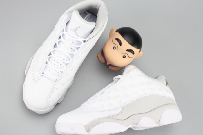 KICKWHO Air Jordan 13 LowPure Money white mens 310810-100