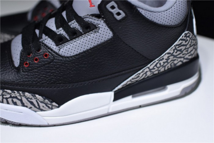 KICKWHO Air Jordan 3 Black Cement 854262-001