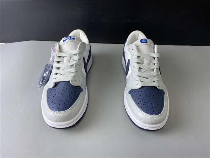 TB Air Jordan 1 Grey Navy Blue CW8576-200