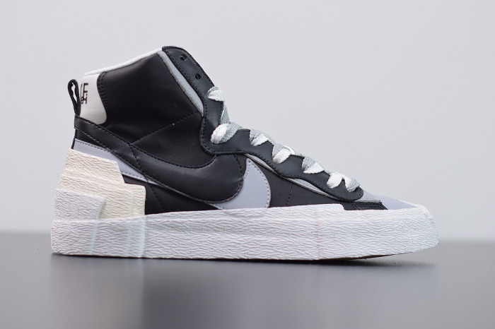 TB SACAI X NIKE BLAZER MID BLACK GREY BV0072-002